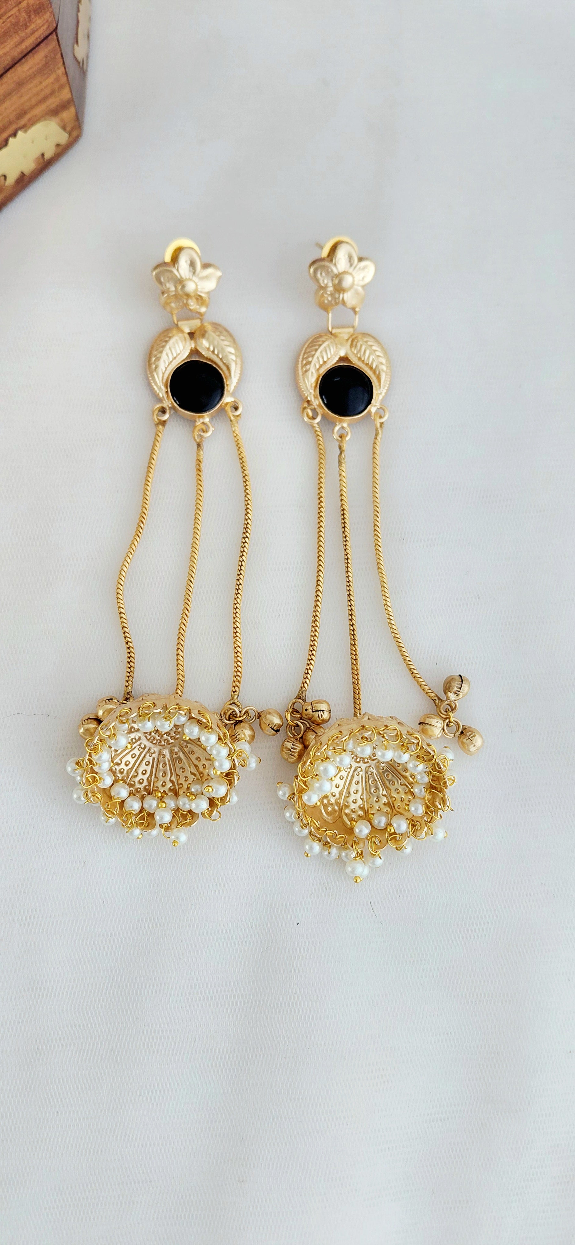 Floral Minimal Kashmiri Earring