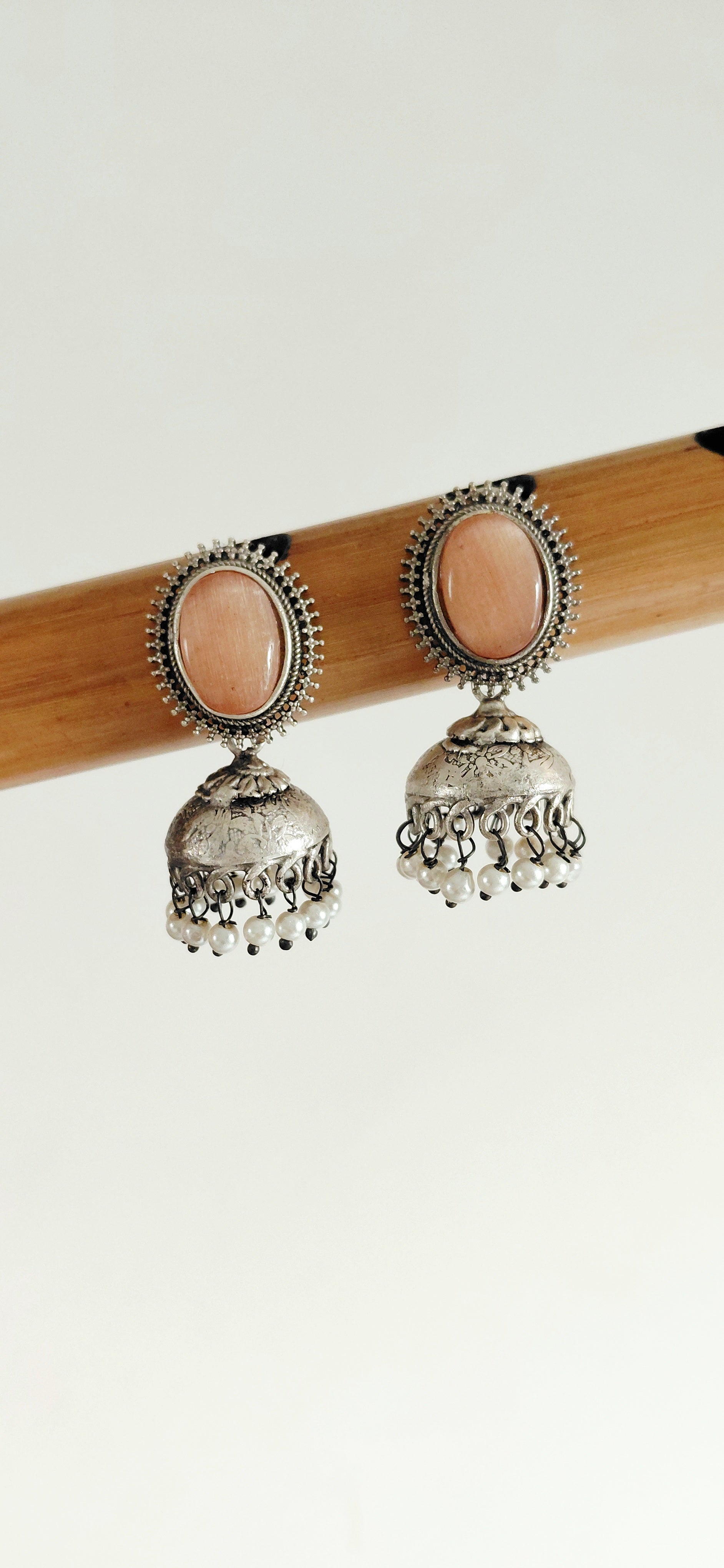 Silver Replica Minimal Jhumki