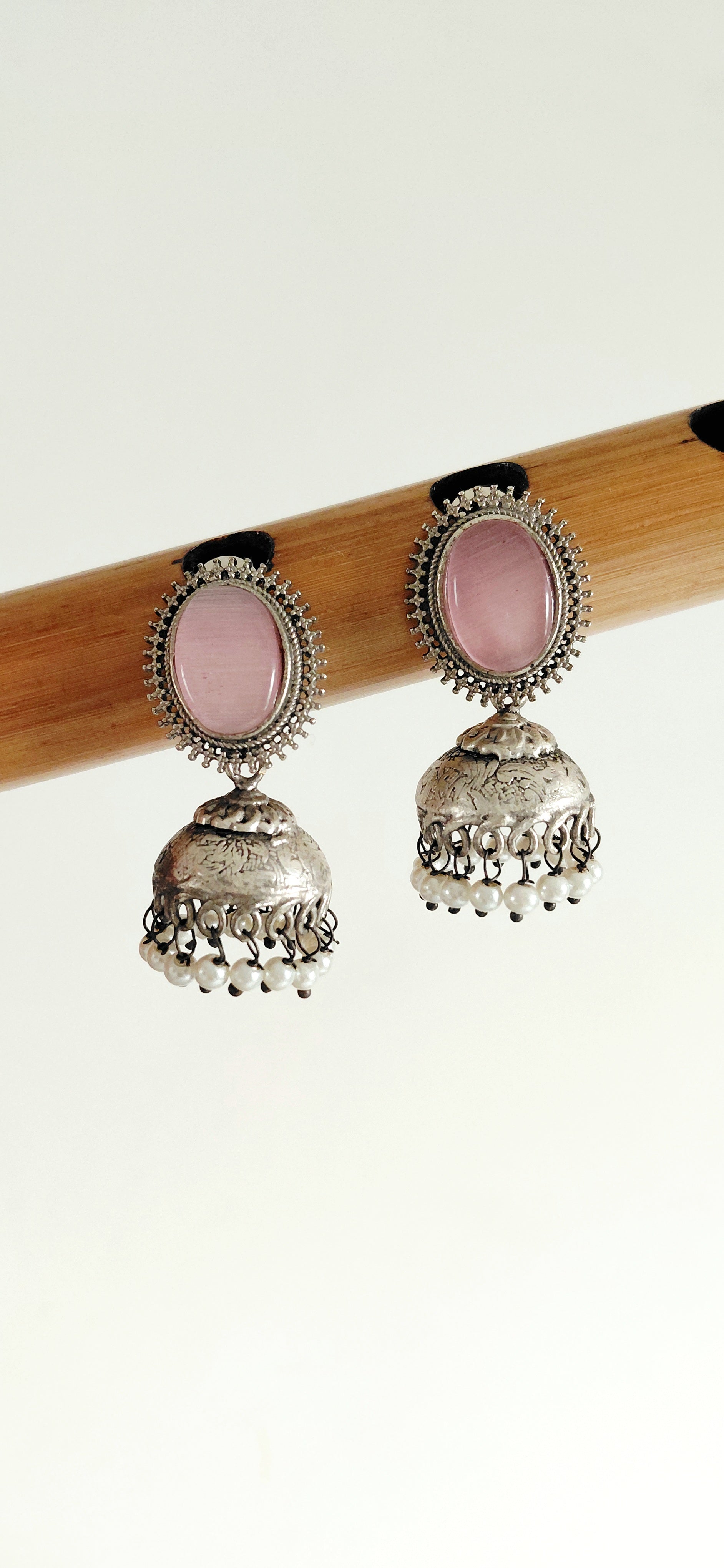 Silver Replica Minimal Jhumki