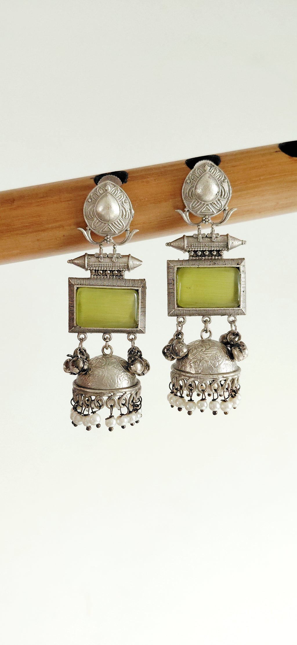 Silver Replica Elegant Jhumki