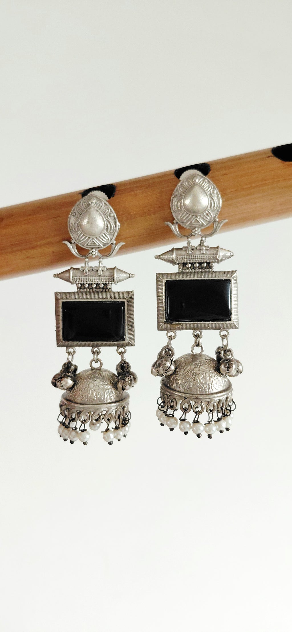 Silver Replica Elegant Jhumki