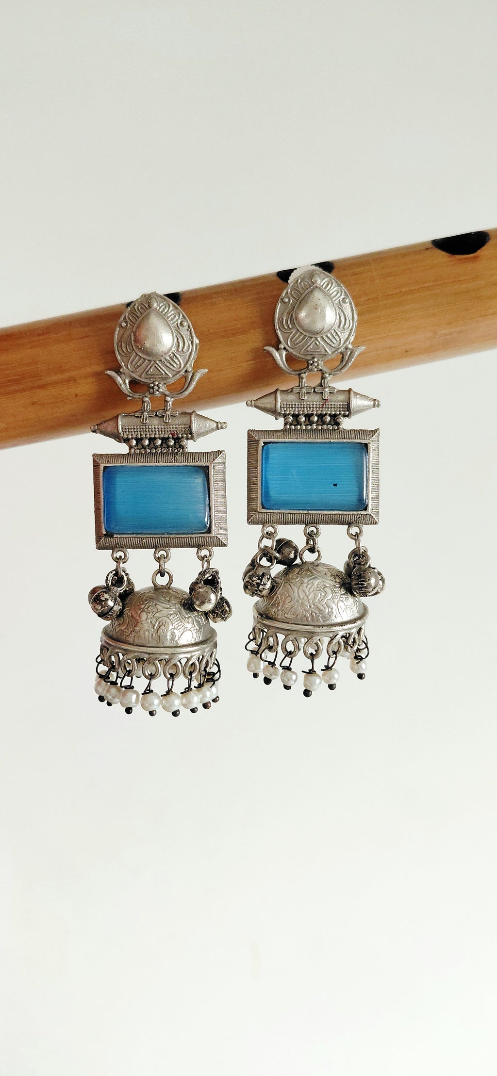 Silver Replica Elegant Jhumki