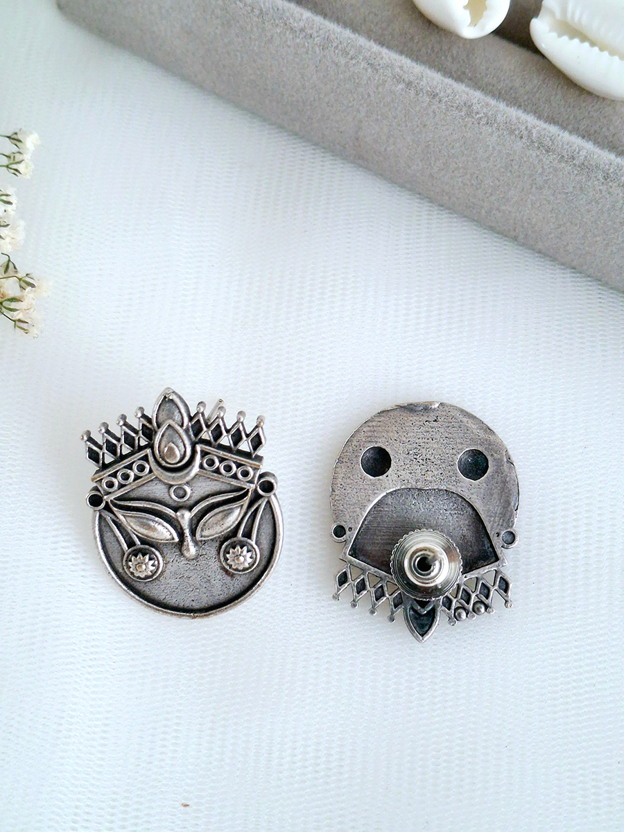 Devi Oxidised Stud
