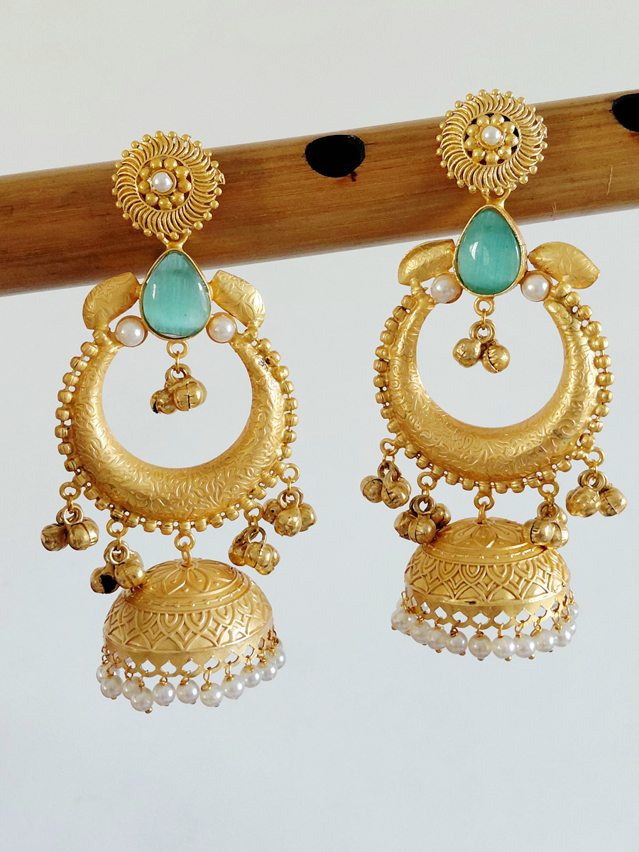 Gold Replica Brass Jhumka