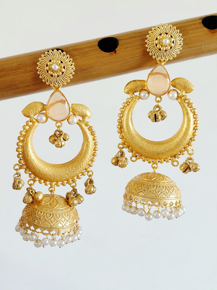 Gold Replica Brass Jhumka
