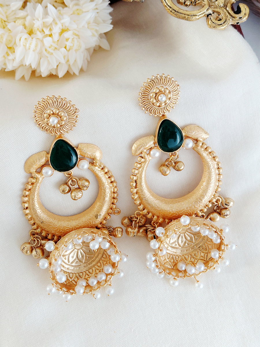 Gold Replica Brass Jhumka