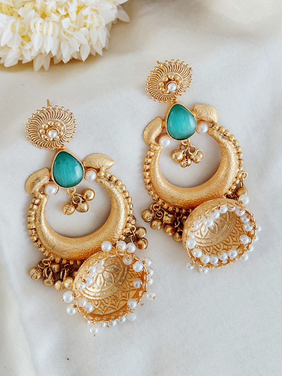 Gold Replica Brass Jhumka