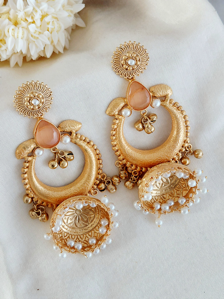 Gold Replica Brass Jhumka