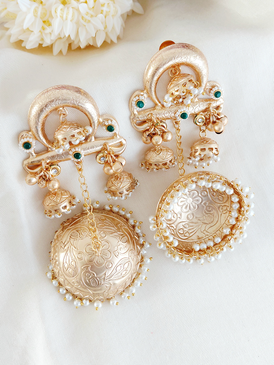 Gold Replica Brass Jhumka