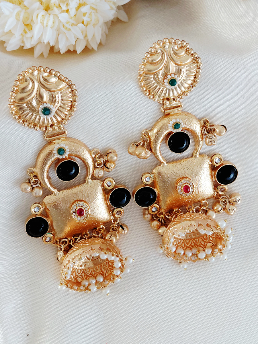 Gold Replica Brass Jhumka