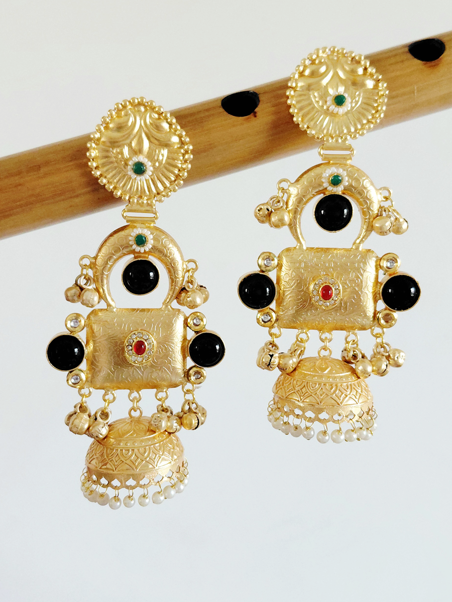 Gold Replica Brass Jhumka