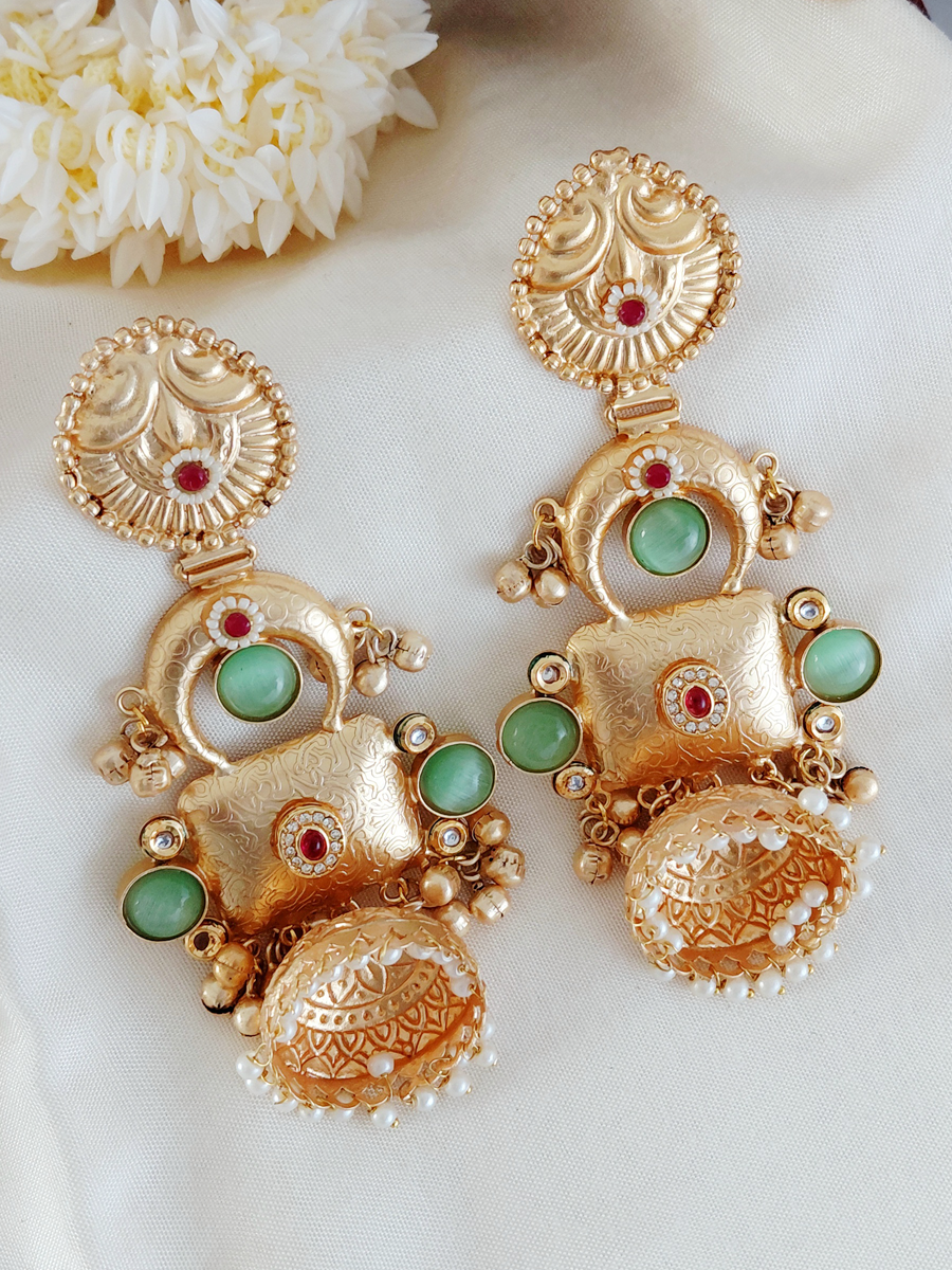 Gold Replica Brass Jhumka