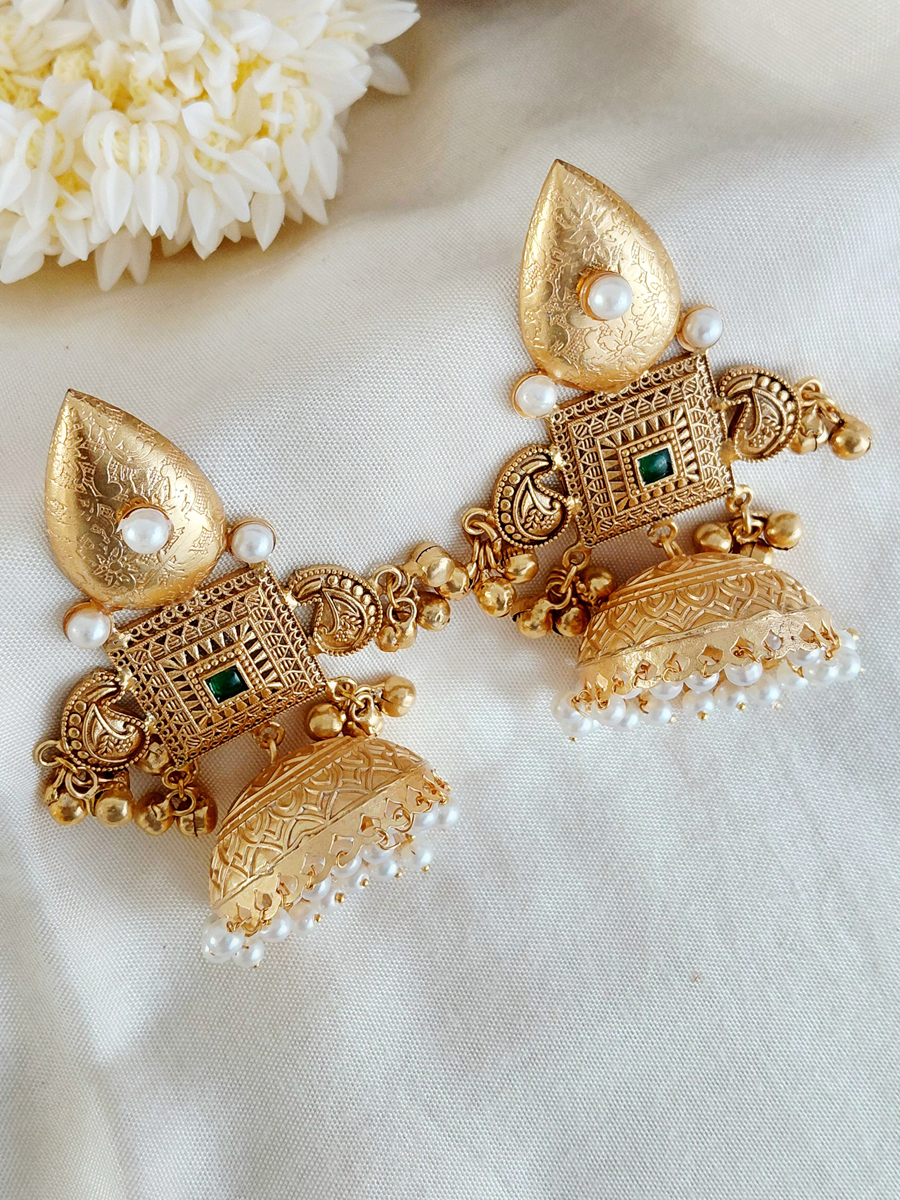 Gold Replica Brass Jhumka