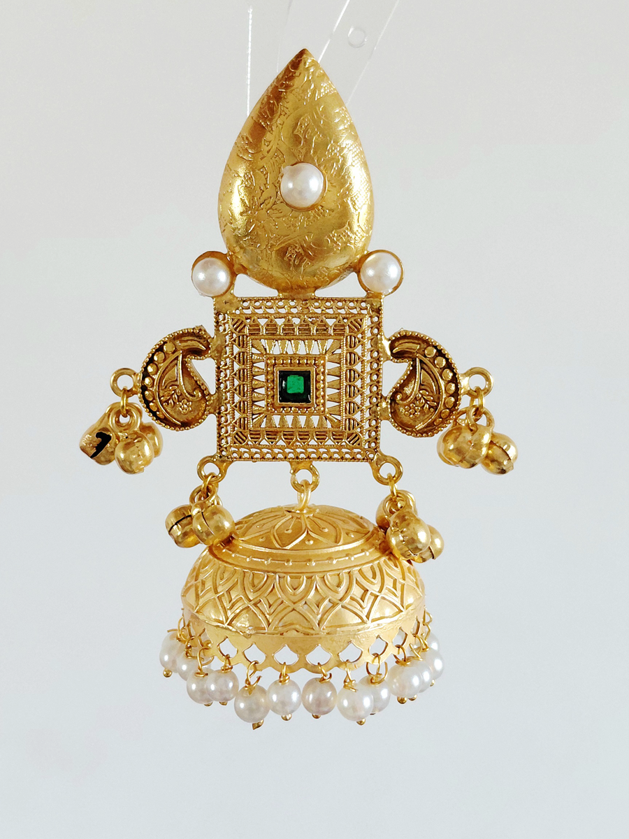 Gold Replica Brass Jhumka