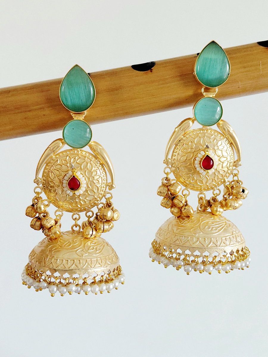 Gold Replica Brass Jhumka
