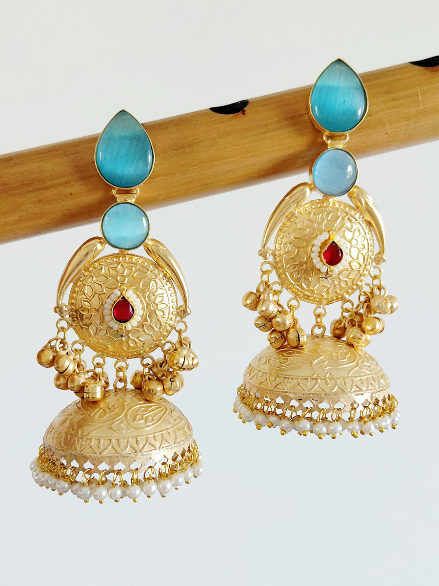 Gold Replica Brass Jhumka