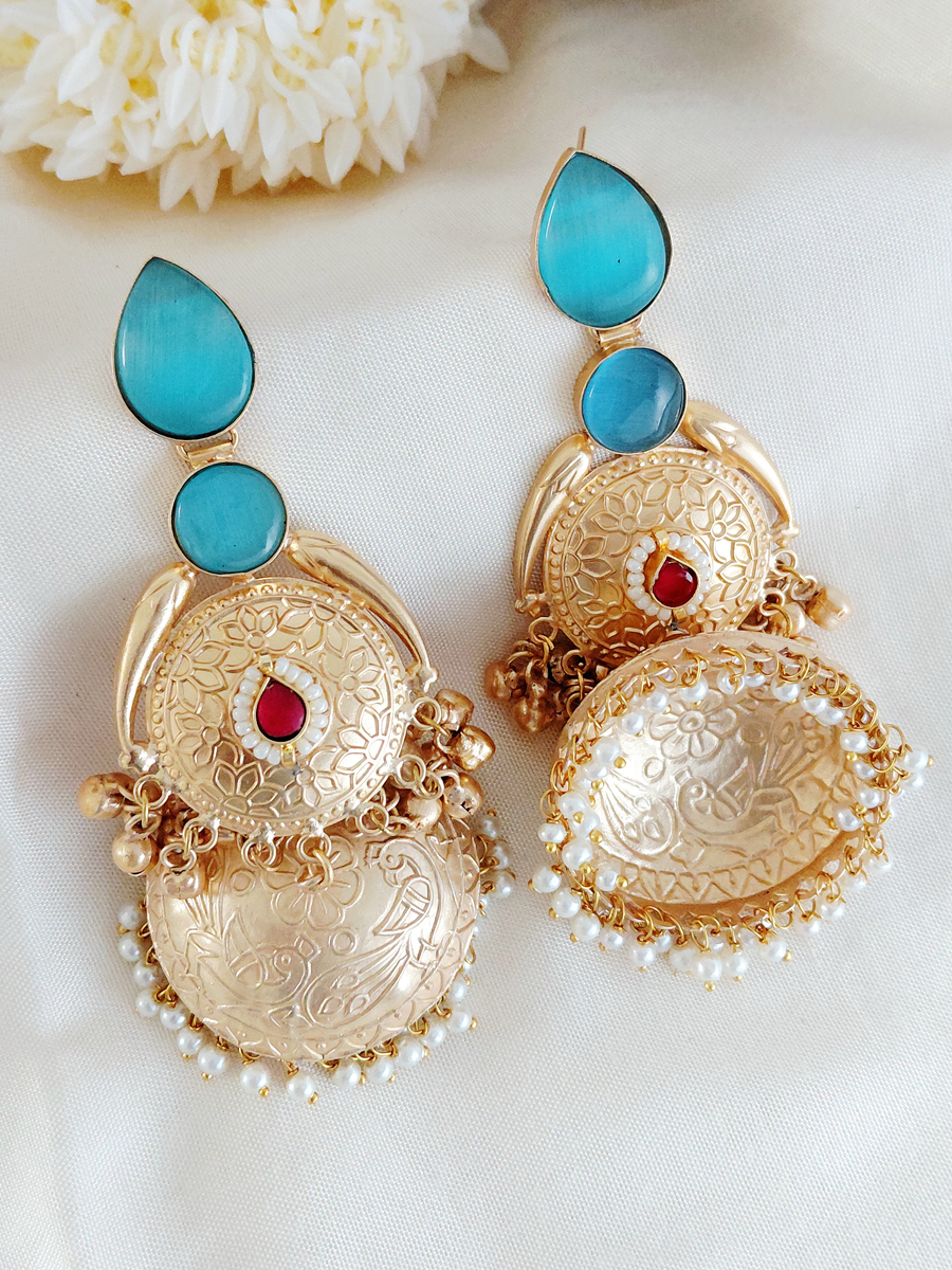 Gold Replica Brass Jhumka
