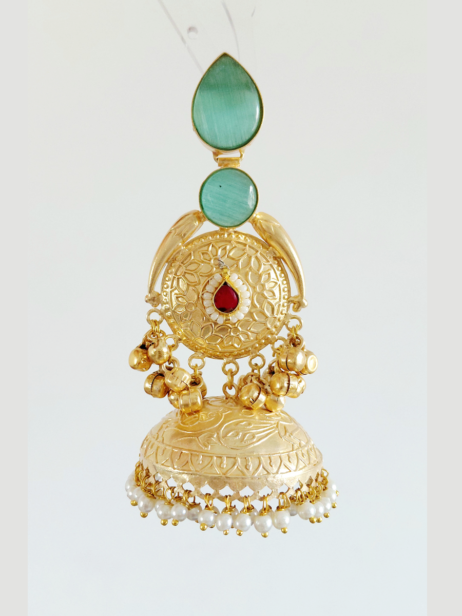 Gold Replica Brass Jhumka