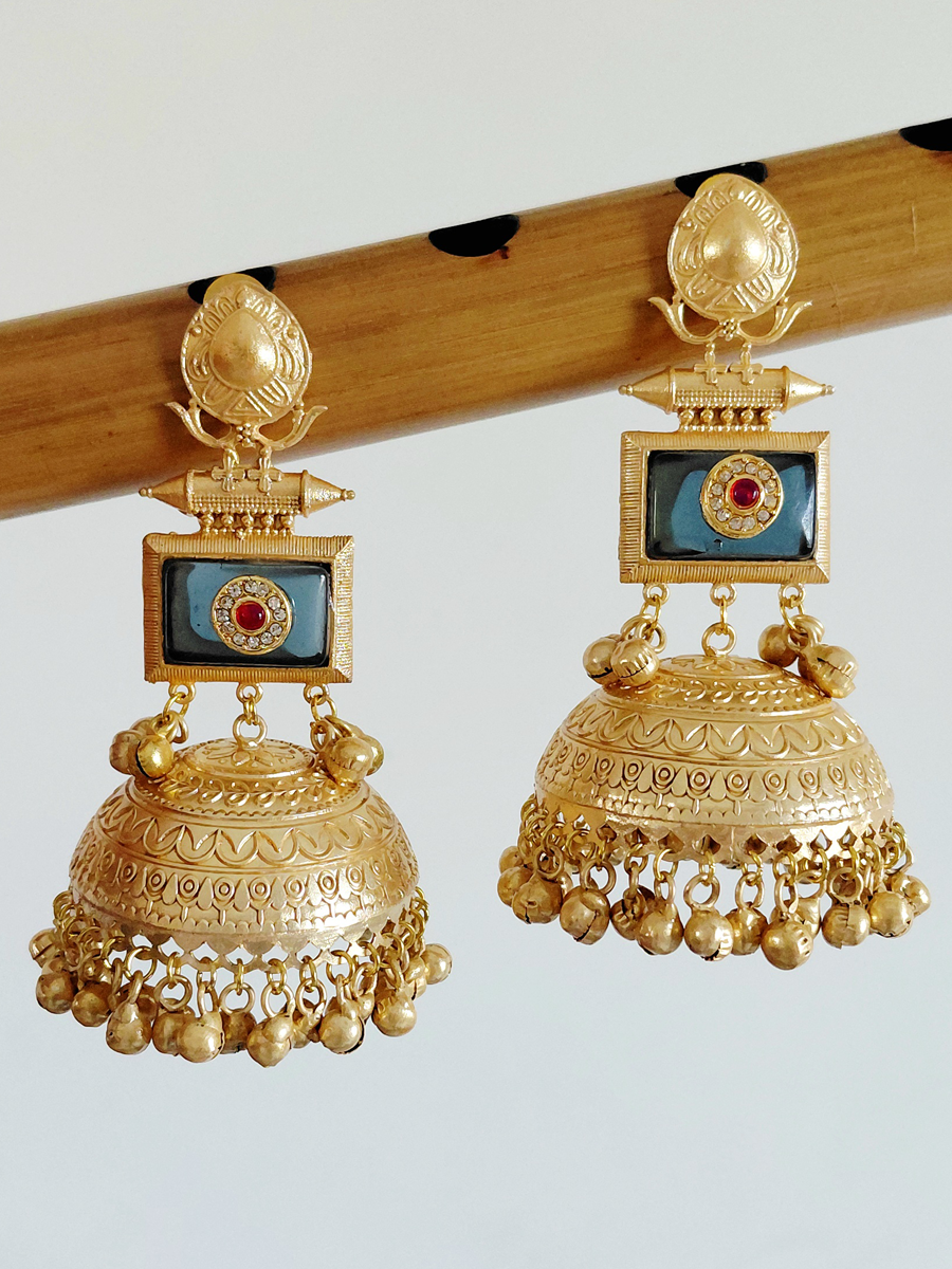 Gold Replica Brass Jhumka