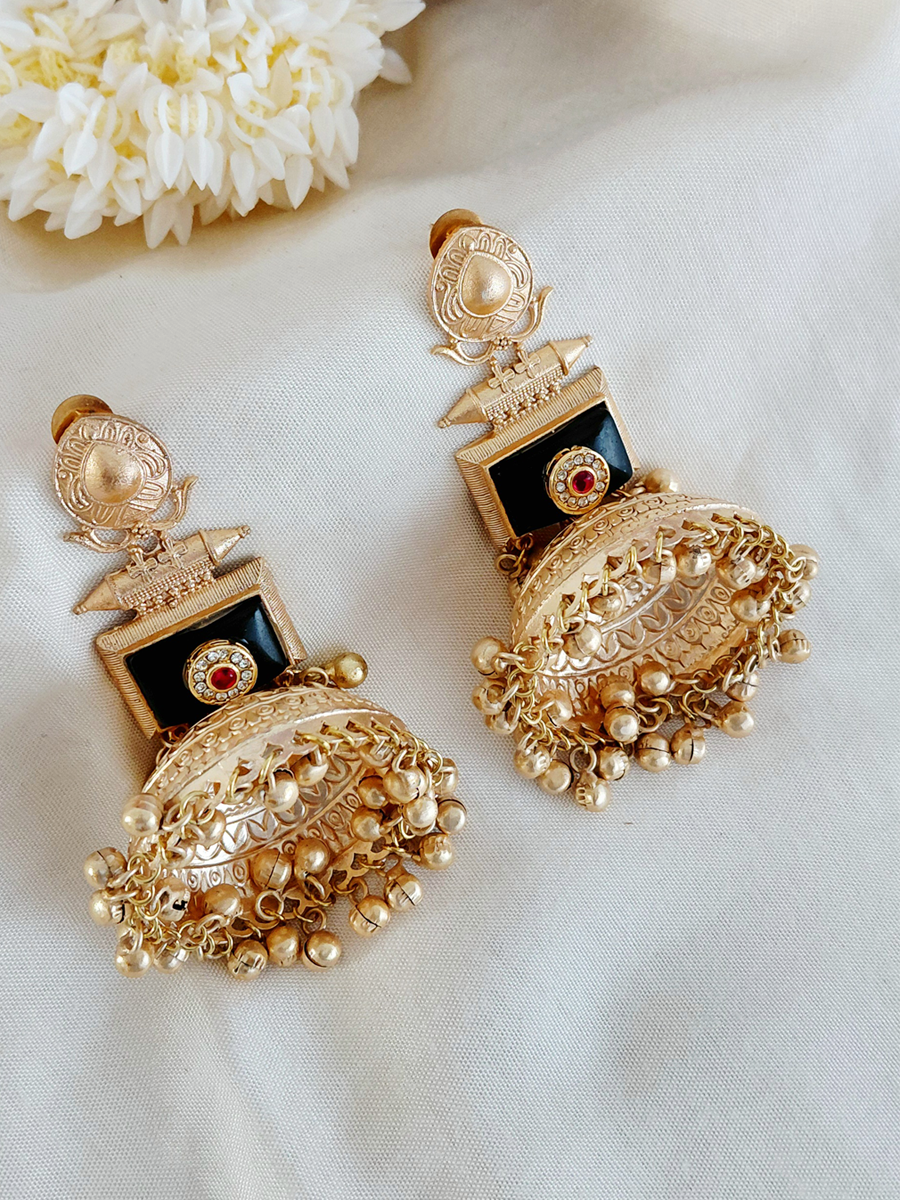 Gold Replica Brass Jhumka