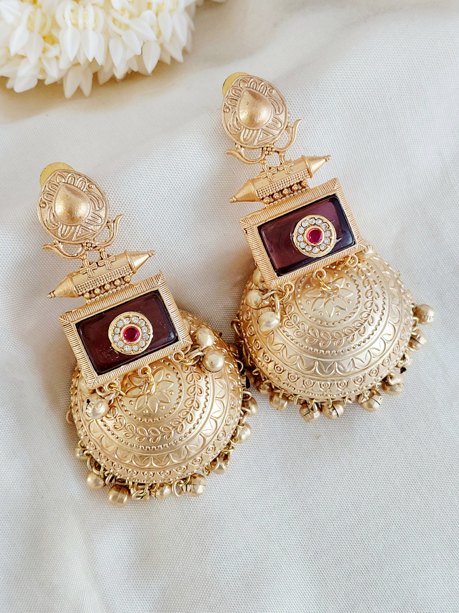 Gold Replica Brass Jhumka