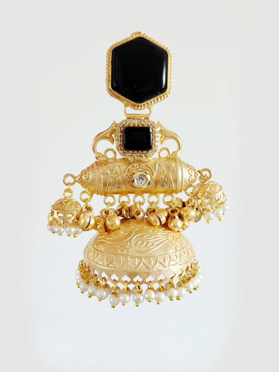 Gold Replica Brass Jhumka