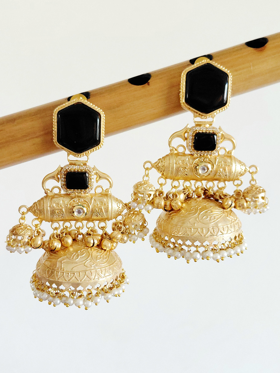 Gold Replica Brass Jhumka