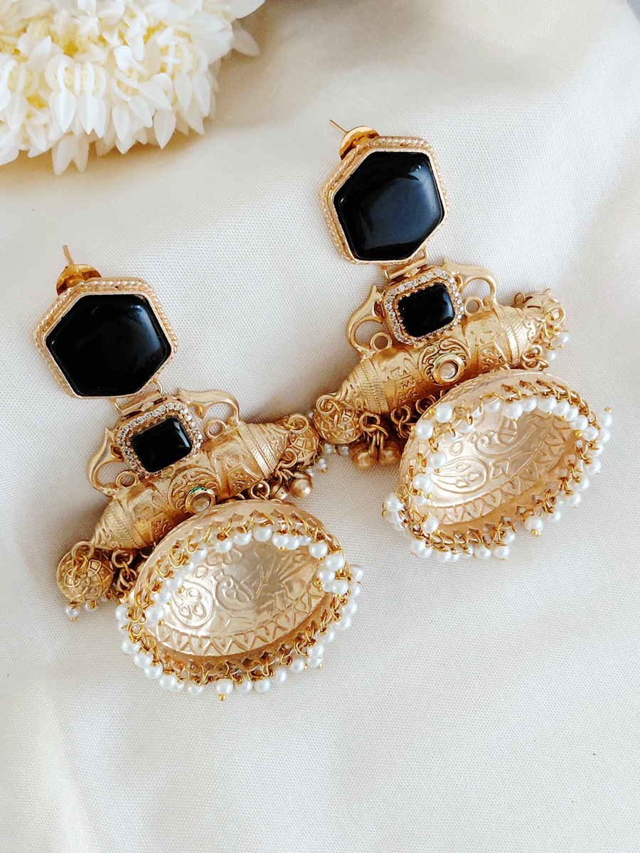 Gold Replica Brass Jhumka