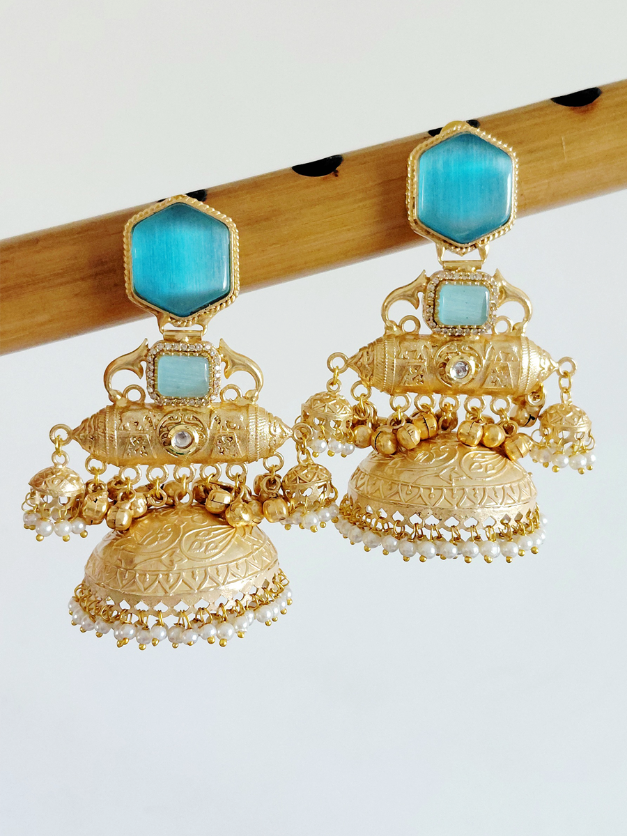 Gold Replica Brass Jhumka