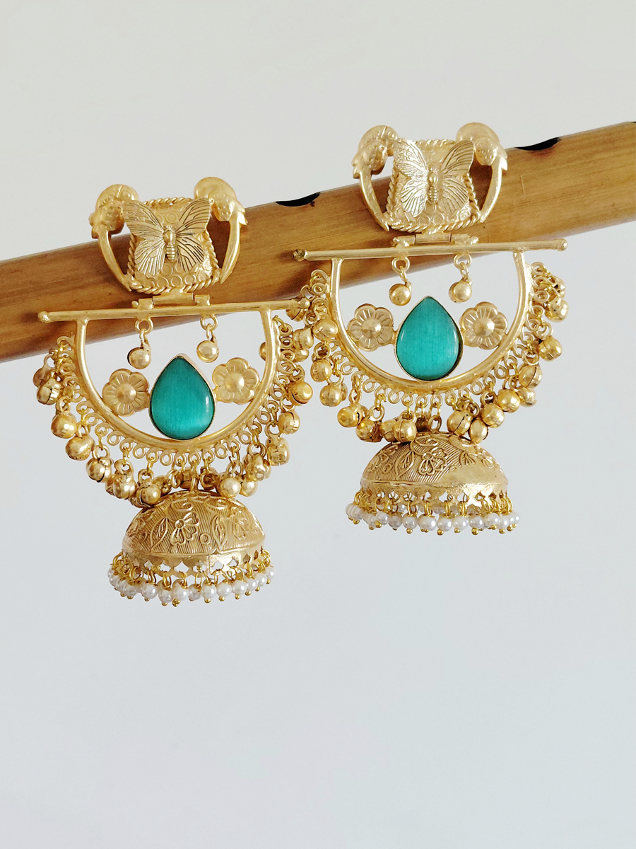 Gold Replica Brass Jhumka