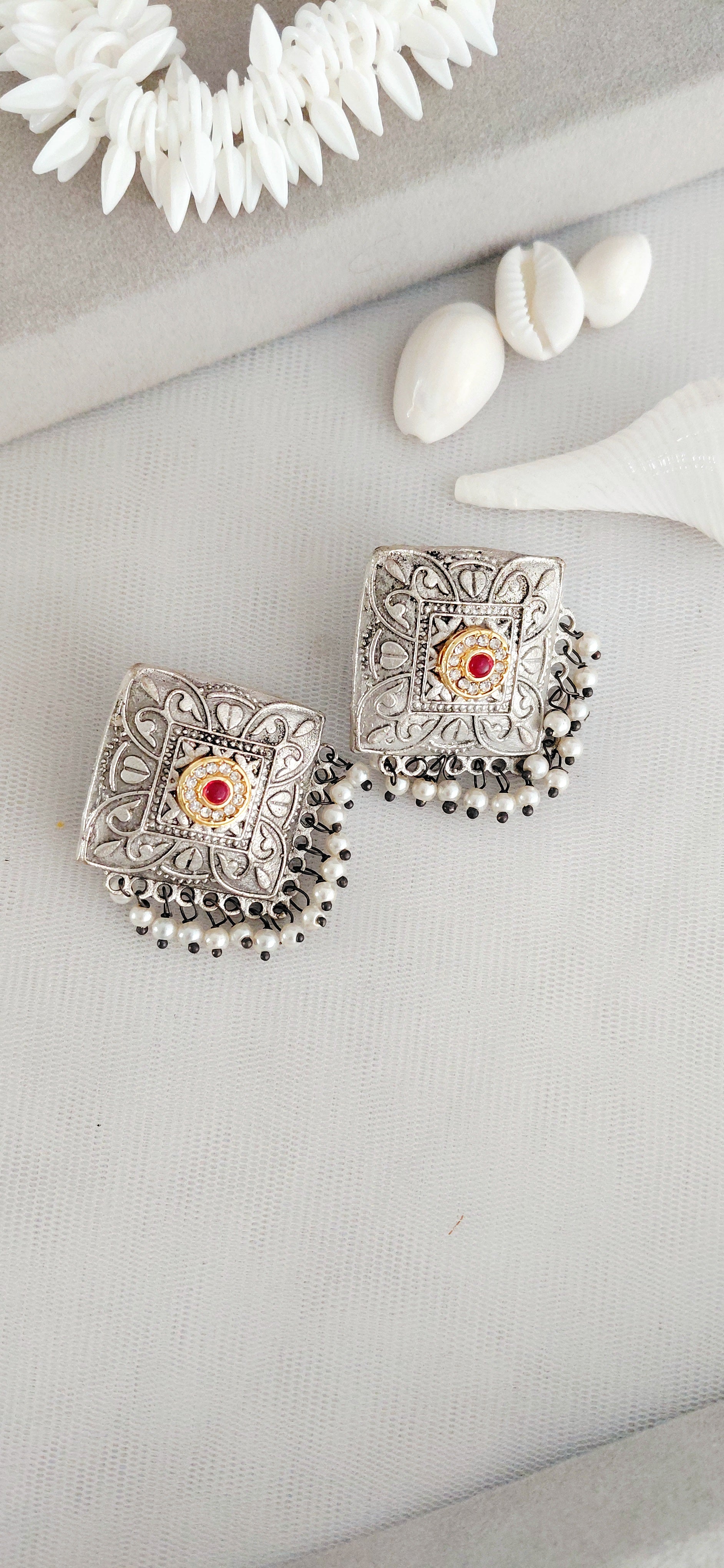 Silver Replica Minimal Studs